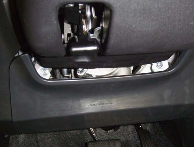 Cover Release Tool 4. BLU Logic Switch Installation. a. Remove lower steering column cover. 1.