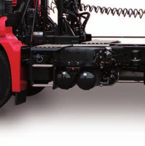 ABS-sensed axles, EBS and RSS system, air