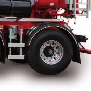 A weight-optimized 2-axle-semi-trailer in