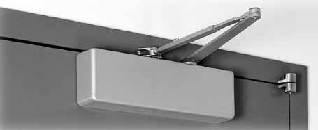 applications Regular arm Parallel arm Low Profile Arm Supplied with 2400/4480 series door closers for non-hold open