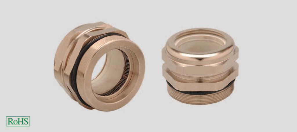 Cable Glands / for electromagnetic compatibility (EMC) KVAXXLMSE EMC cable gland for particularly large diameters KVAXXLMSE EMC and sealing cable gland made by brass for particularly large cable