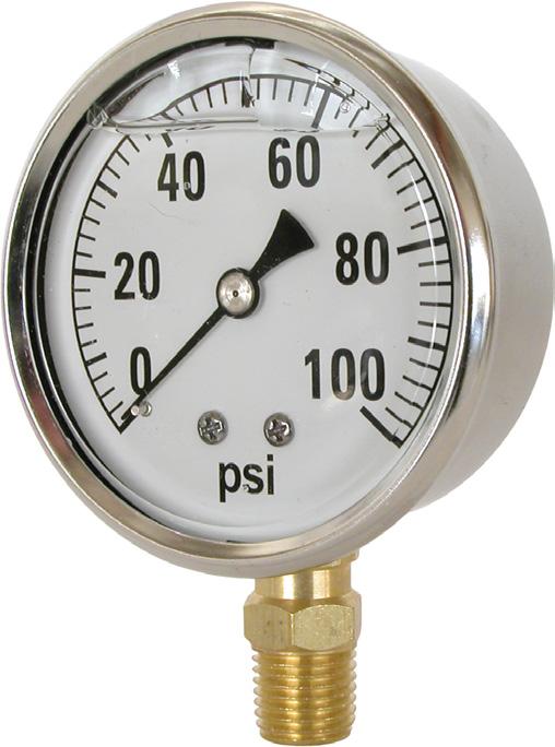 24 SERIES GAUGES 24 SERIES: 2, 2½, and 4 Casing Available in bottom mount only.
