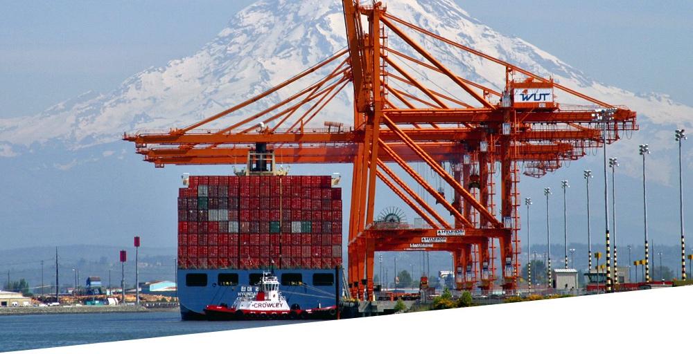 5. Cargo-Handling Equipment Cargo-handling equipment (CHE) moves goods at marine terminals between ships, railcars, and trucks.