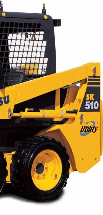 SK510-5 First-class operator comfort Spacious cab LCD panel Accelerator pedal ENGINE POWER 23,9 kw / 32,1 HP @ 2.