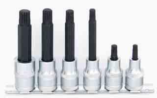 ETX S Sockets Chrome vanadium. For use with male headed TX fasteners commonly found in the automotive industry.