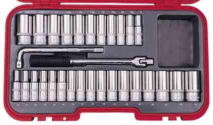 SOCKET SETS SQUARE DRIVE Square Drive The most popular drive size used in the service and maintenance industries. This popularity is due to the strength and robust nature of drive.