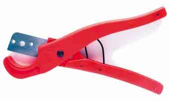Handle retaining hook for compact storage and blade safety. Reversible blade.