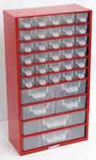 Small Parts Storage Cabinets Manufactured from heavy gauge steel, painted finish with impact