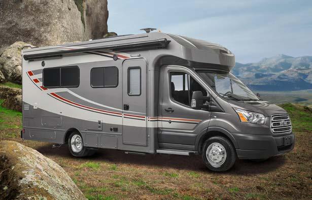 TRANSIT CLASS C MOTORHOME CHASSIS FEATURES Three wheelbase choices: 138"/156"/178" Up to 10,360 lbs. GVWR and 13,500 lbs. GCWR Two engine choices: 3.7L Ti-VCT V6 gas and 3.