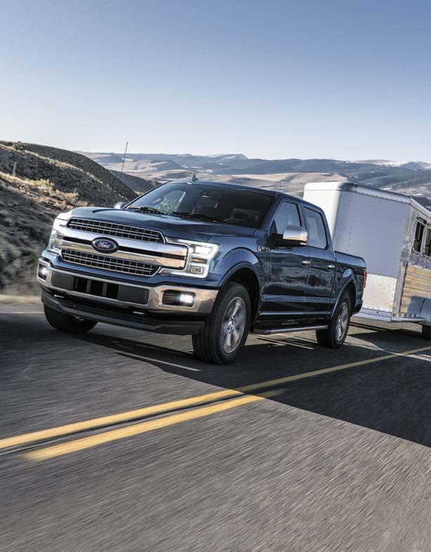 F-150 TOUGHER SMARTER MORE CAPABLE The 2018 F-150 delivers on its Built Ford Tough promise through a segment-exclusive combination of advanced materials that are durable and inhibit corrosion.