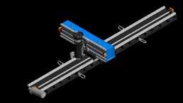 easily reconfigured to perform Linear or Gantry Milling.
