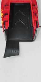 Features of the S-series Softbag with large opening, tongue and front flap assures efficiency while