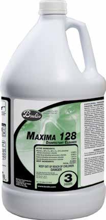 Sanitation MRI Maintenance Maxima 128 Disinfectant Cleaner - Sanitizer 6 products in 1 Disinfectant Cleaner, Lime & Soap Scum Control, Glass Cleaner, Bowl Cleaner, Brightwork Cleaner and Laundry