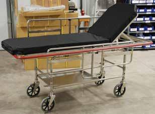 MRI Transport Stretcher/Gurney Fixed Gurneys ST-2002 5 Casters ST-2000 Fixed Gurneys Stainless Steel construction Drop down side rails 4-5 Total