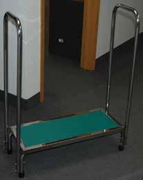 MRI Bariatric Step Stool Specifications: 30 x 12 Base 8 1/2 Step Height Made of Heavy Duty Stainless Steel Weight  health, safety and