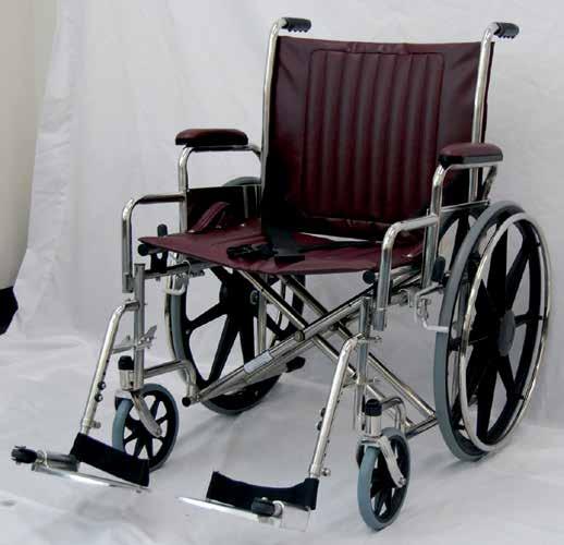 Wheelchairs MRI Transport 24 Wide Overall Width: 32 Wheelchair, With Desk Length Arms Removable Desk Length Padded Arms Swingaway, Detachable Footrests or Swingaway, Elevating, Detachable Legrests