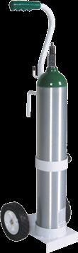 OX-1002 Dual Tank Oxygen Cart with Heavy Duty Bed Hook for D or E Cylinders, $310.00 ea.