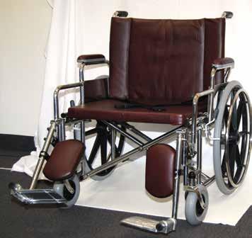 Bariatric Wheelchairs MRI Transport 26 Wide Overall Width: 35 Bariatric Wheelchair, With Desk Length Arms Removable Desk Length Padded Arms Swingaway, Detachable Footrests or Swingaway, Elevating,
