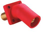 providing Receptacles are safety insulated for direct mounting to steel panels E1016-1704545 Insulated receptacles - threaded stud Color Male complete part no. Female complete part no.