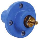 inch providing Watertight rubber body molded from colorfast material, color-coded for easy phase identification Receptacles are safety insulated for direct mounting to steel panels Accepts a wide