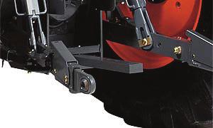 Heavy-duty Drawbar This rugged and dependable drawbar, usually found on higher-end models, has the muscle it takes to tackle your toughest tasks, such
