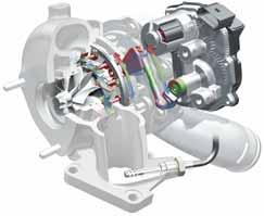 Electric initialisation makes fast turbocharger response behaviour and precise regulation possible.