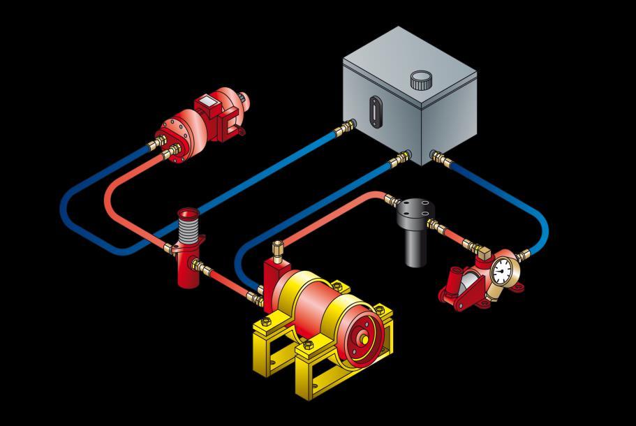 How hydraulic starting systems work Energy is stored in the form of hydraulic oil under pressure inside the accumulator.