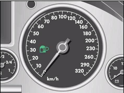 If the rotary light switch is positioned on the "automatic driving light control" function (tunnel light symbol), the entire vehicle lighting is switched on automatically at a brightness relative to
