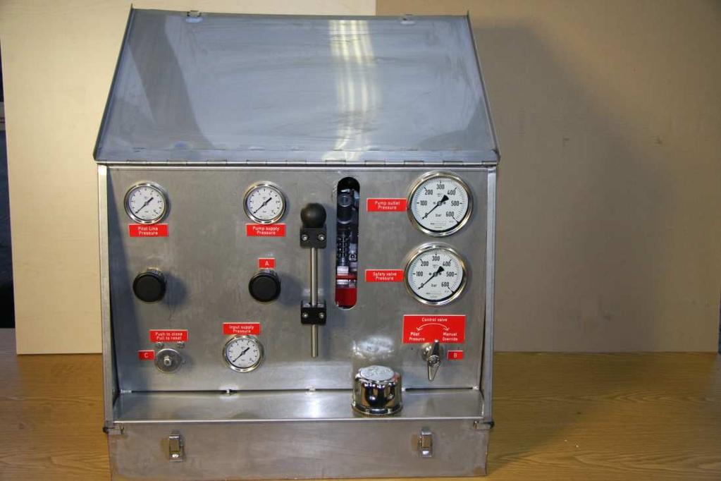 Wellhead control unit These stainless steel control units are