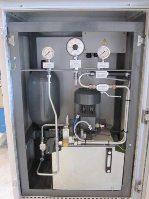 Control unit for safety-valves Safety valve