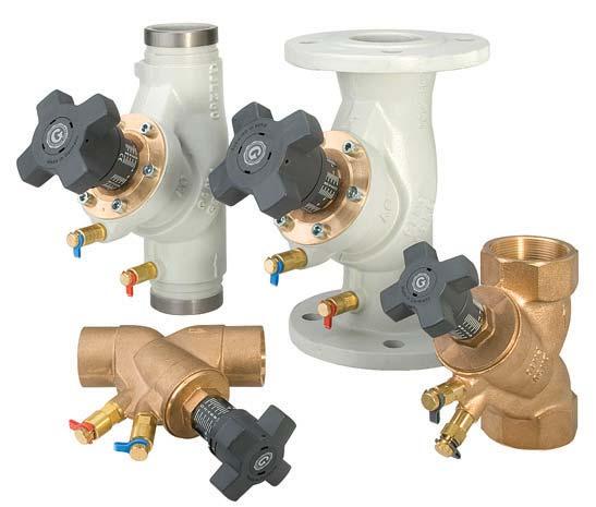 CIRCUI BLNCING VLVS CB800 Circuit Balancing Valves ech Data Sheet: G450 MRIL SPCIFICIONS Body Sizes 1 2" 2" (15 50) solder or NP threaded connection: brass-resistant to dezincification (DZR) Sizes 2