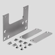 Cantilever axes DGEA, with toothed belt Accessories Mounting kit for proximity sensor (DGEA in basic design) DGEA- -SIE-M8 (order code L) Material: Galvanised steel Dimensions and ordering data For