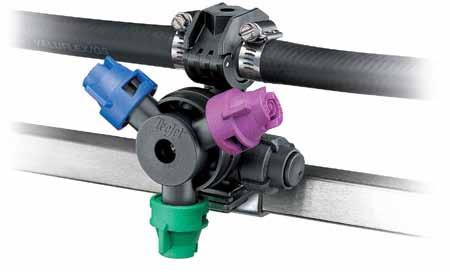 n Positive indexing keeps the nozzle you select firmly in place. n Maximum operating pressure 300 PSI (20 ). n Available in 1/29, 3/49 or 19 single or double hose shanks.