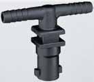 18640-113-540-NYB 18721-113-785-NYB QJ39685 Series Quick TeeJet Nozzle Body Features: n Use with Quick TeeJet caps. n Hose shanks available in double or single (left or right) for 1/29 hose I.D.