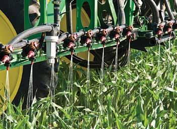 Liquid Fertilizer Nozzle Selection Guide LIQUID FERTILIZER APPLICATION broadcast directed Just as in applying crop protection products, the proper application of liquid fertilizer is important.