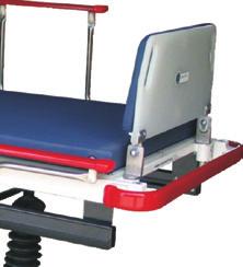Padded for patient comfort Integrated push handles *Please