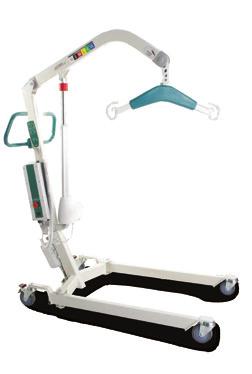 555mm LA0150 - Allegro Alto A medium sized heavy duty mobile patient lifting hoist with a safe working load of 200kg and a compact ergonomic design Whilst being compact, provides superior patient