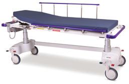 allows for versatility and ability to customise for individual requirements X Ray translucent top Twin column stability 4 x 200mm Central locking wheels 1 x Directional for ease of manoeuvring or 5th