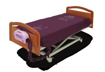 high risk patients. The system works on a proven alternating principle resulting in maximum patient comfort whilst achieving optimum pressure relief.