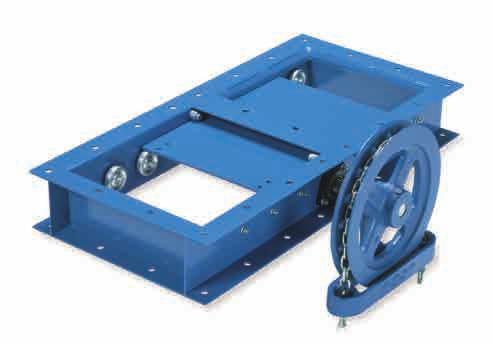 D I V I S I O N O F T H E E S S M U E L L E R C O. Universal Rack & Pinion Slide Gates This heavy duty, manually controlled gate can easily be operated by a chain, cable, or hand wheel.