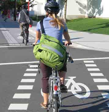 protected green light left turns will make turning easier Cyclist areas: cyclists