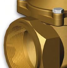 The valves can regulate the pressure to any value between 5 and 125 psi with the simple adjustment of a screw.