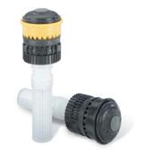 Rotary Nozzles Rotary Nozzles 0.60 in/hr precipitation rate from 13 to 24 feet Low precipitation rate of 0.60 in/hr (15,2 mm/hr) reduces run-off and erosion.