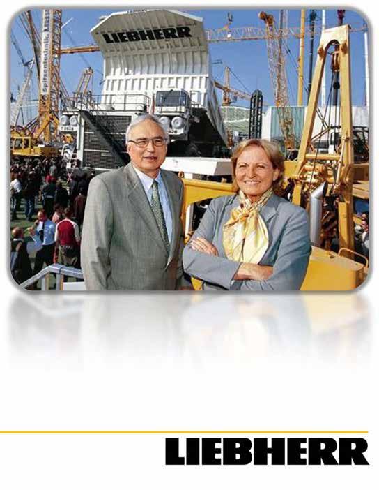 A Successful Family Business The family business is run by siblings Isolde Liebherr and Dr. Willi Liebherr.