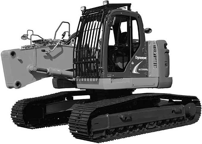 A hydraulic excavator operates various actuators and uses them not only for digging, but also for various other jobs. Demolition of buildings is a typical application of an excavator.