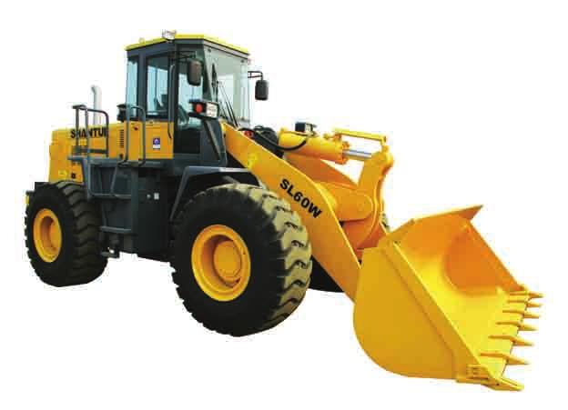 SL60W SL60W WHEEL LOADER SERIES SL60W/ SL60W-2 The best feature of the SL60W, other than its sheer size, is its tubeless tires that offer deeper treads for greater traction.