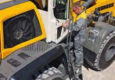Exceptional Service Accessibility Strong Service Partner Efficient and Simple Maintenance hanks to the unique mounting position of the components, Liebherr wheel loaders offer exceptional