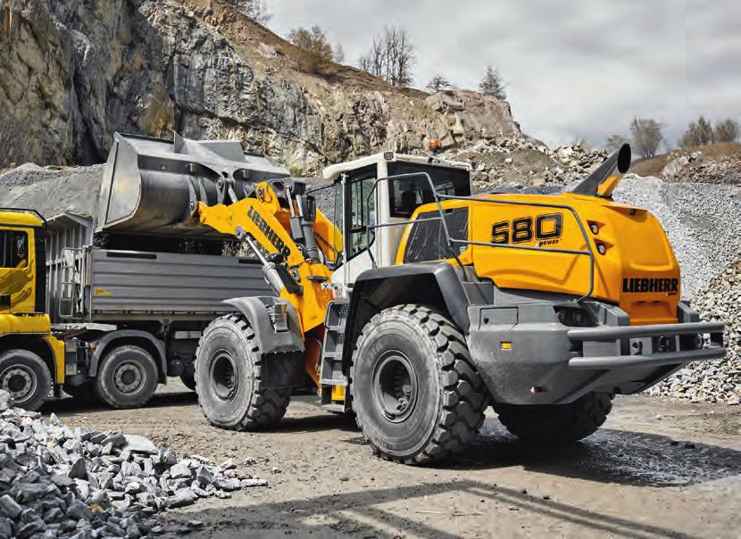 Economy Minimum Costs at High Handling Capacity Liebherr wheel loaders make a reliable contribution to coercial