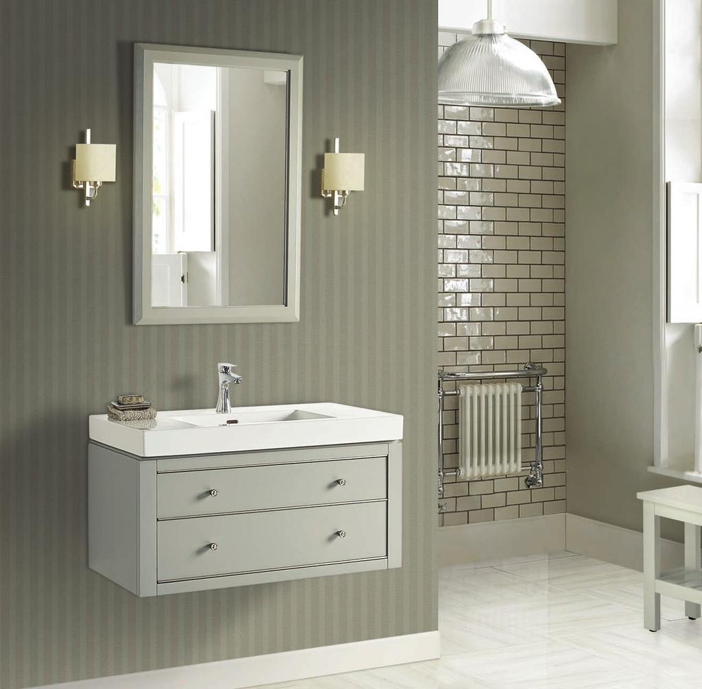 Charlottesville (1510) Finish: Light Gray Shown above 1510-WV3618 36x18 Wall Mount