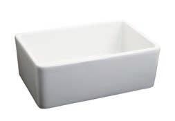 WV3018): Acacia, M4, Oasis, Shaker Americana Overall depth: 6½ / Water depth: 4 / Drain hole: 1¾ (45mm) S-11036W1 36x18 Ceramic Sink w35½ x